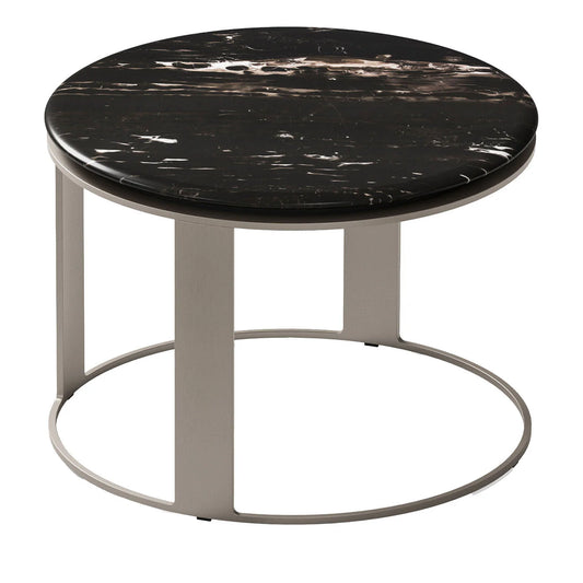 DENIS BLACK PORTERO MARBLE COFFEE TABLE I $7,250.00