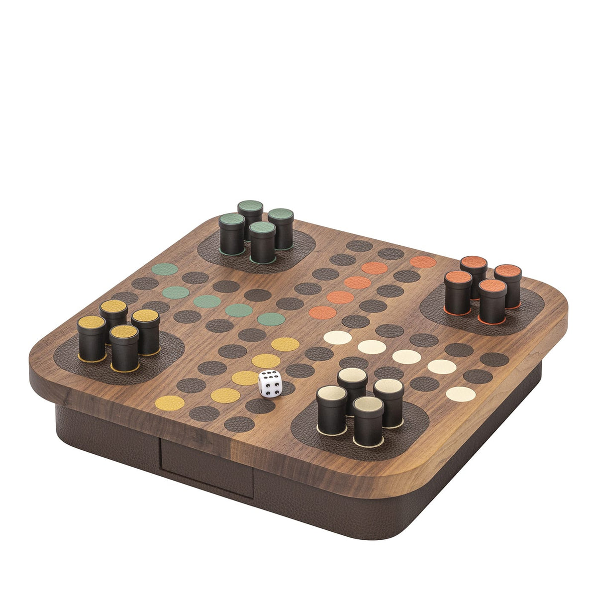 Giobagnara Delos Wood Ludo Game Set