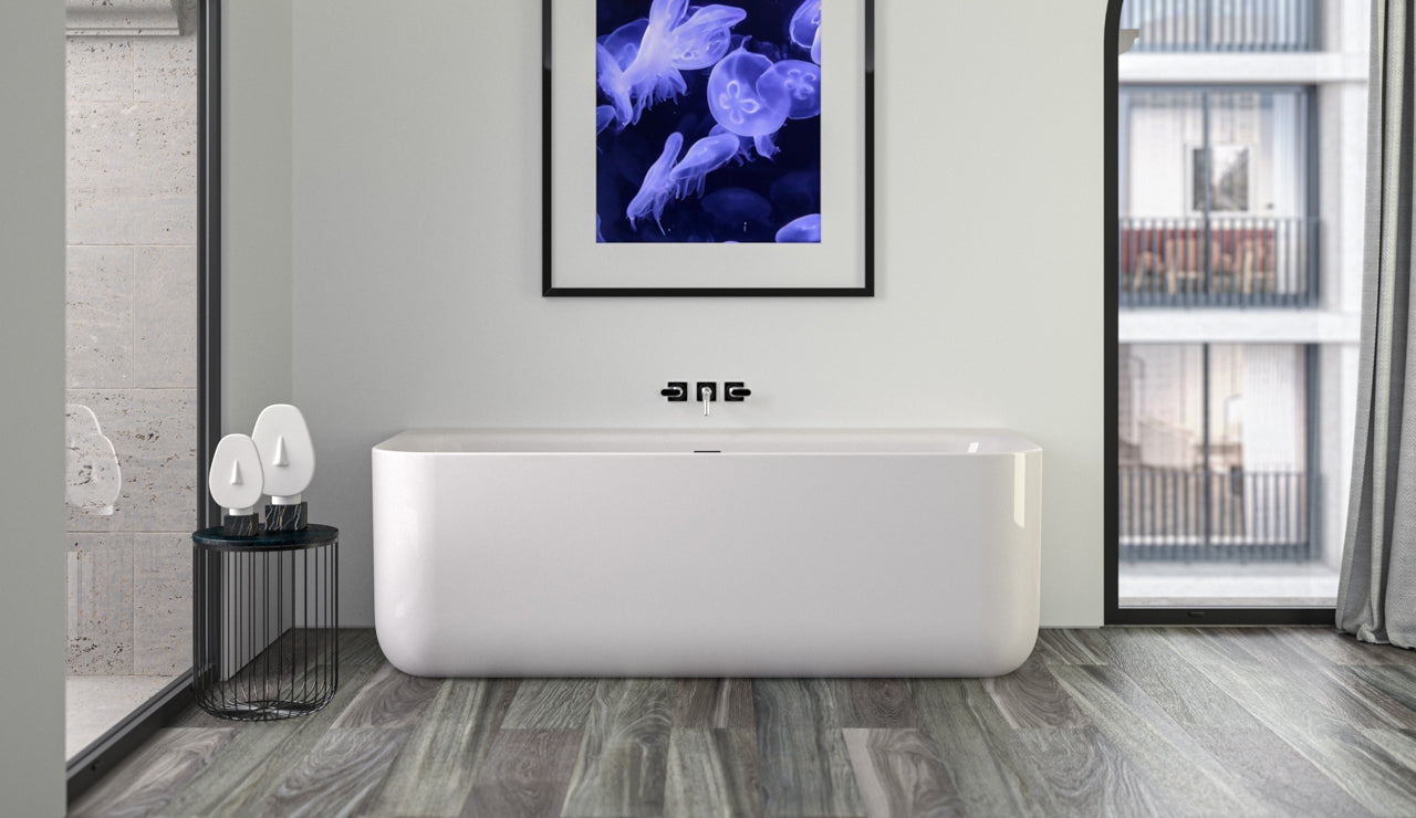 TIDYWALL 180 ACRYLIC BATH TUB | PIETRA CASA BRAND | $10,653.66