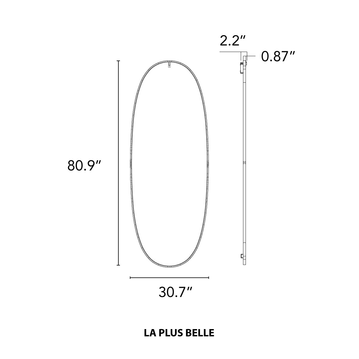 FLOS | LA PLUS BELLE MIRROR LIGHT | $6,097.00