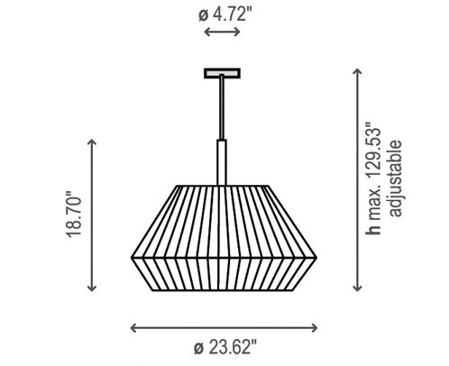 BOVER | MEI 60 PENDANT LIGHT | $1,172.00