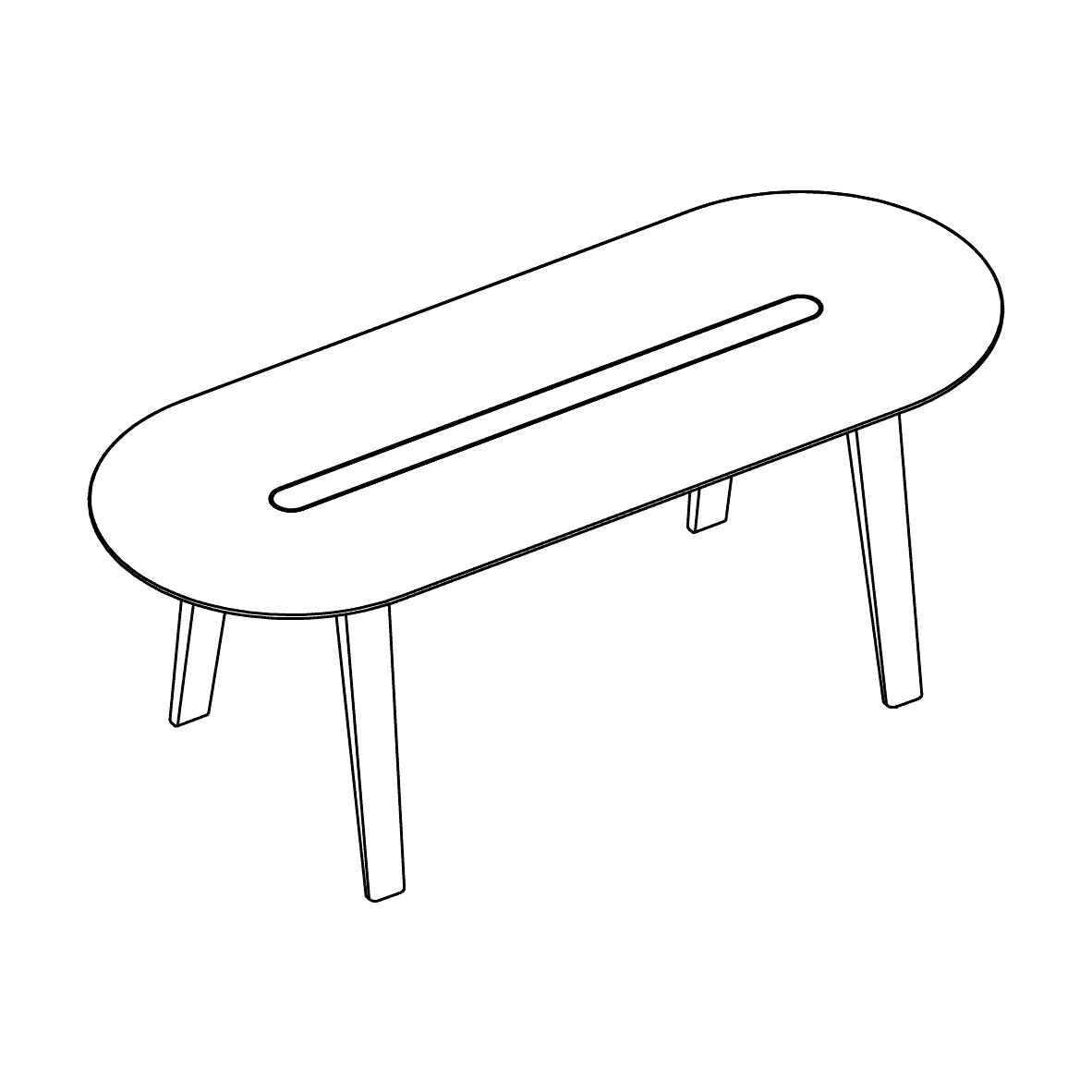 MAXIMUS Dining Table full view
