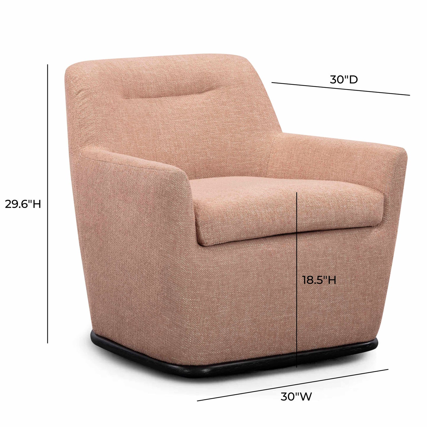 TOV FURNITURE | Mado Swivel Accent Chair | $1,307.13