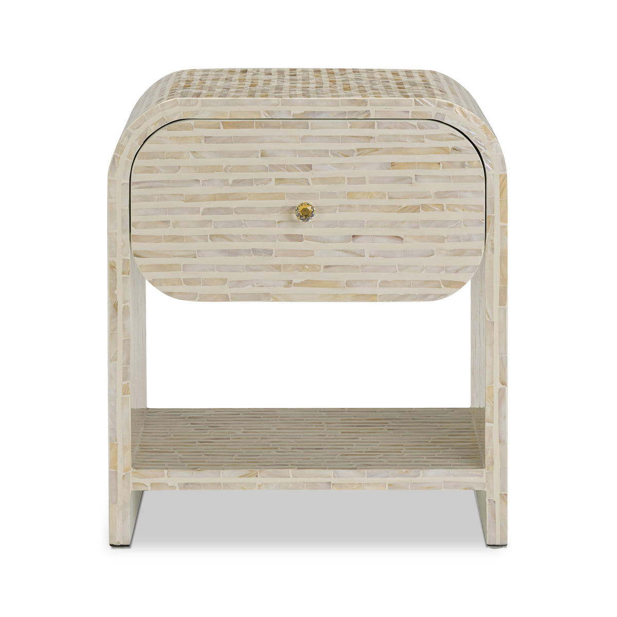Borno 20" Mother of Pearl Nightstand