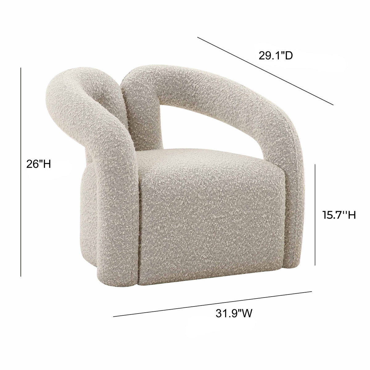 TOV FURNITURE | Jenn Accent Chair | $1,269.73