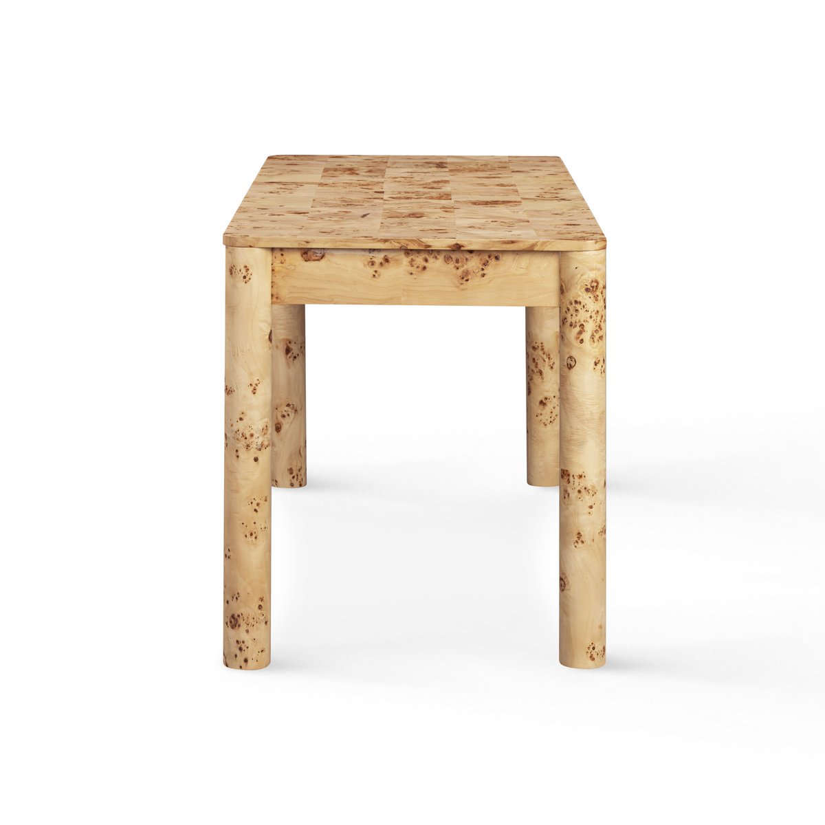TOV FURNITURE | Berri 60" Natural Burl 3-Drawer Work Desk | $1,643.73
