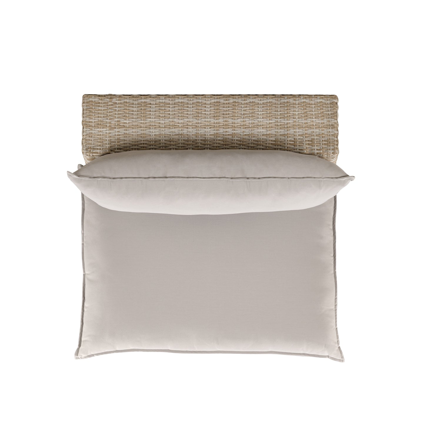 TOV FURNITURE | Cali Performance Fabric & Wicker Outdoor Armless Chair | $1,494.13