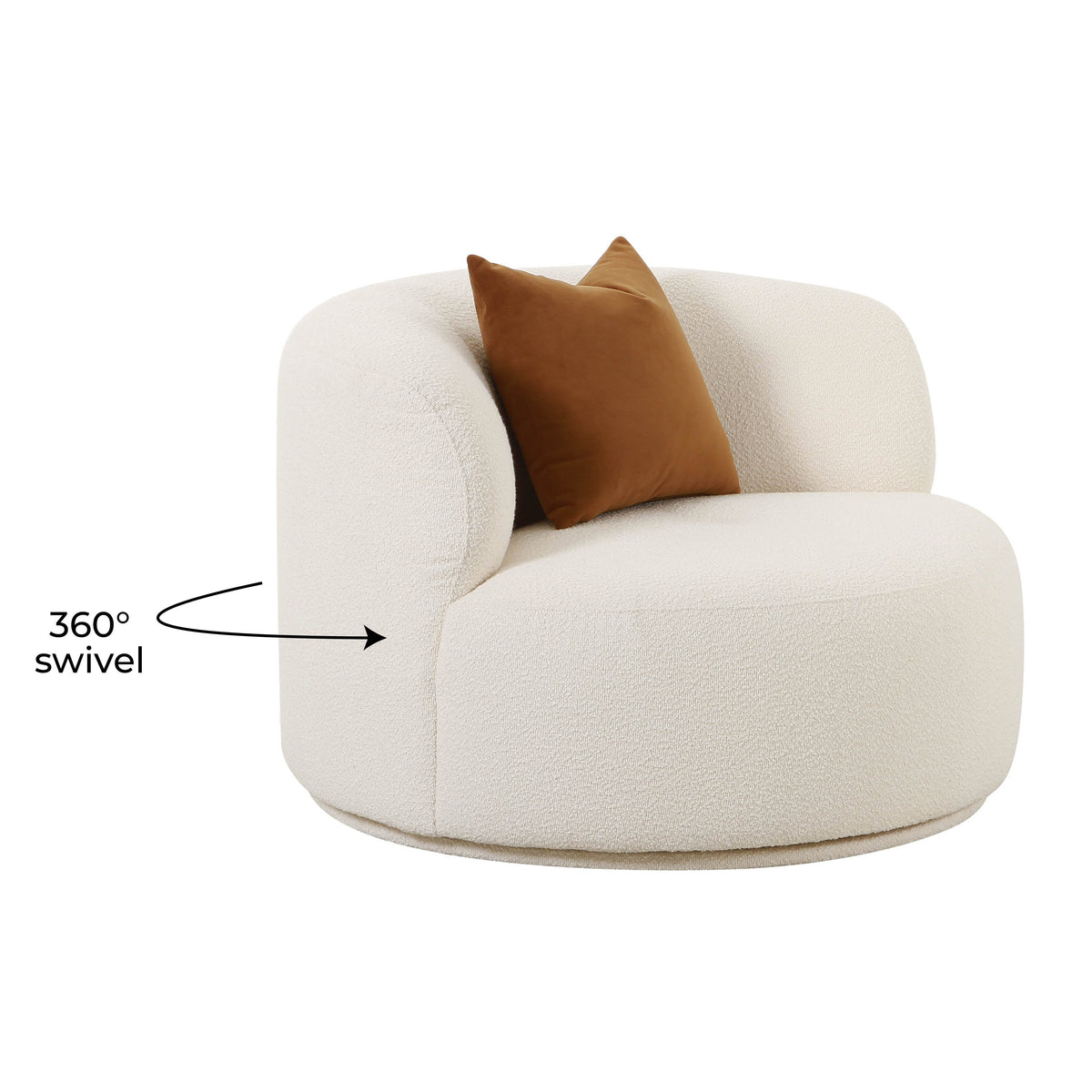 TOV FURNITURE | Fickle Swivel Accent Chair | Starting at $1,582.02