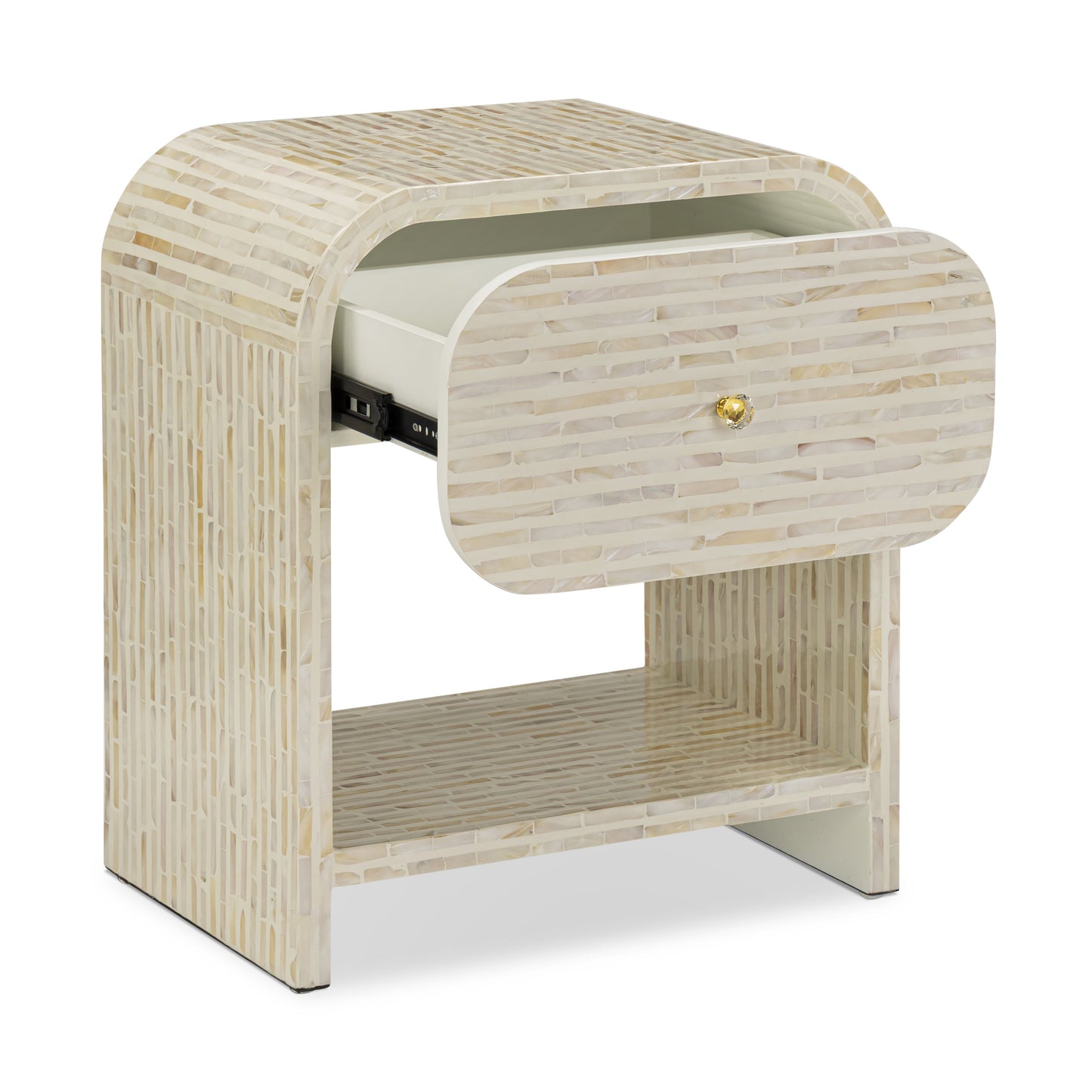 TOV FURNITURE | Borno 20" Mother of Pearl Nightstand | $512.82