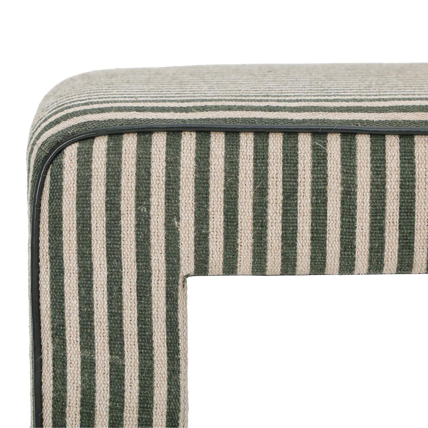 TOV FURNITURE | Byron Square Cotton Jute Ottoman | $615.23