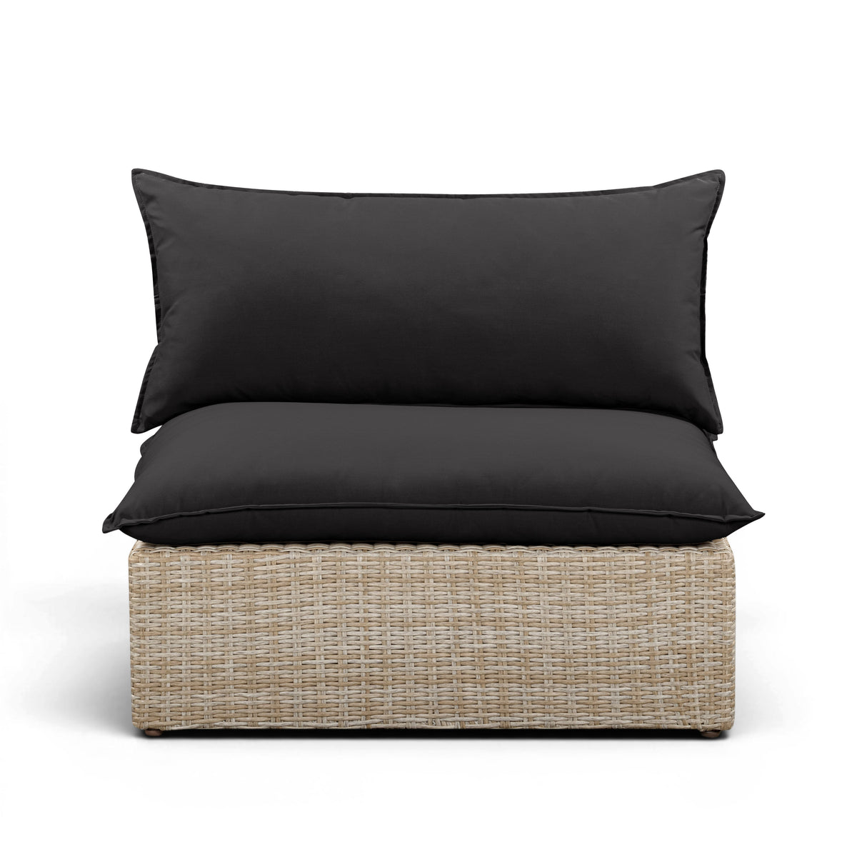 TOV FURNITURE | Cali Performance Fabric & Wicker Outdoor Armless Chair | $1,494.13