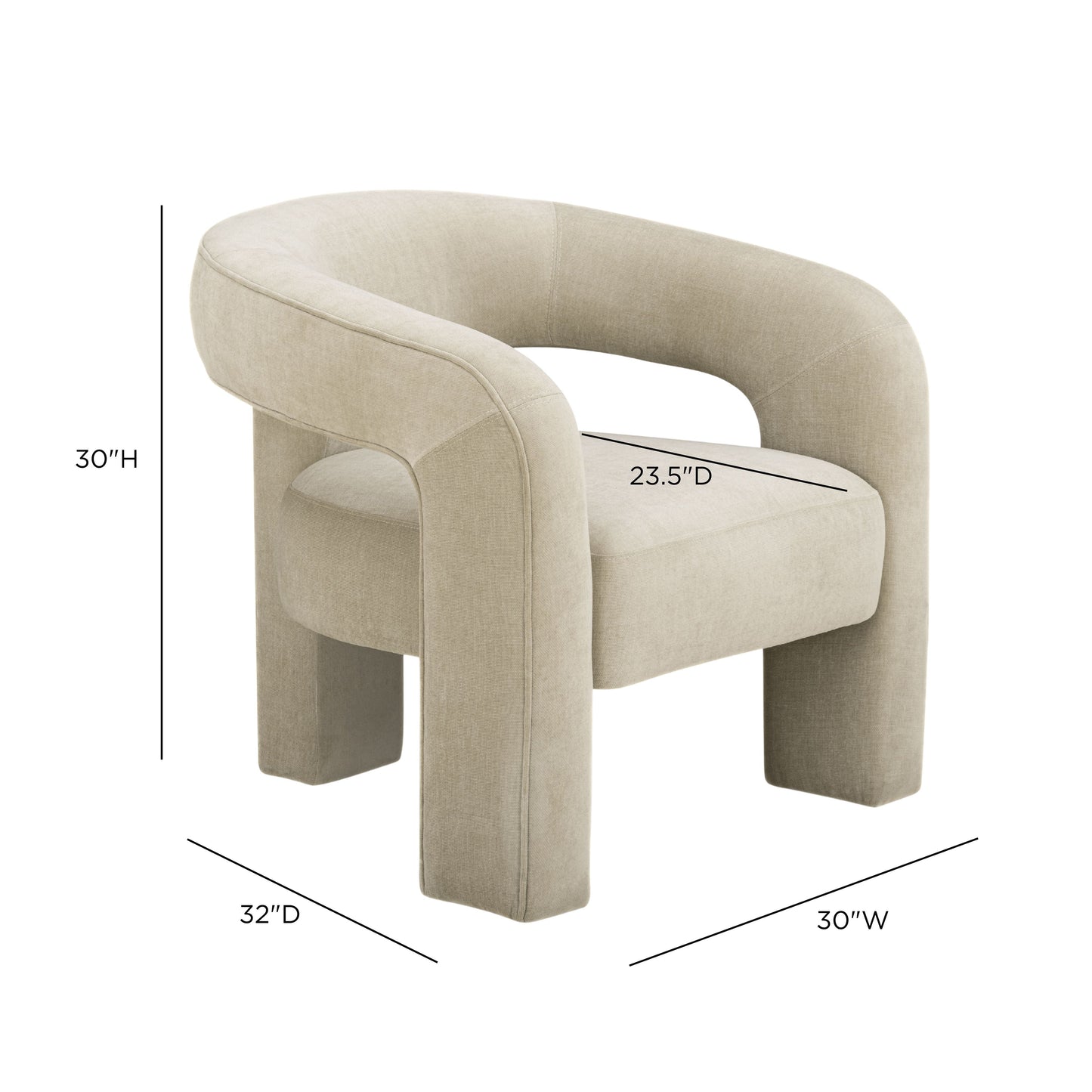 TOV FURNITURE | Malone Accent Chair | $1,186.02