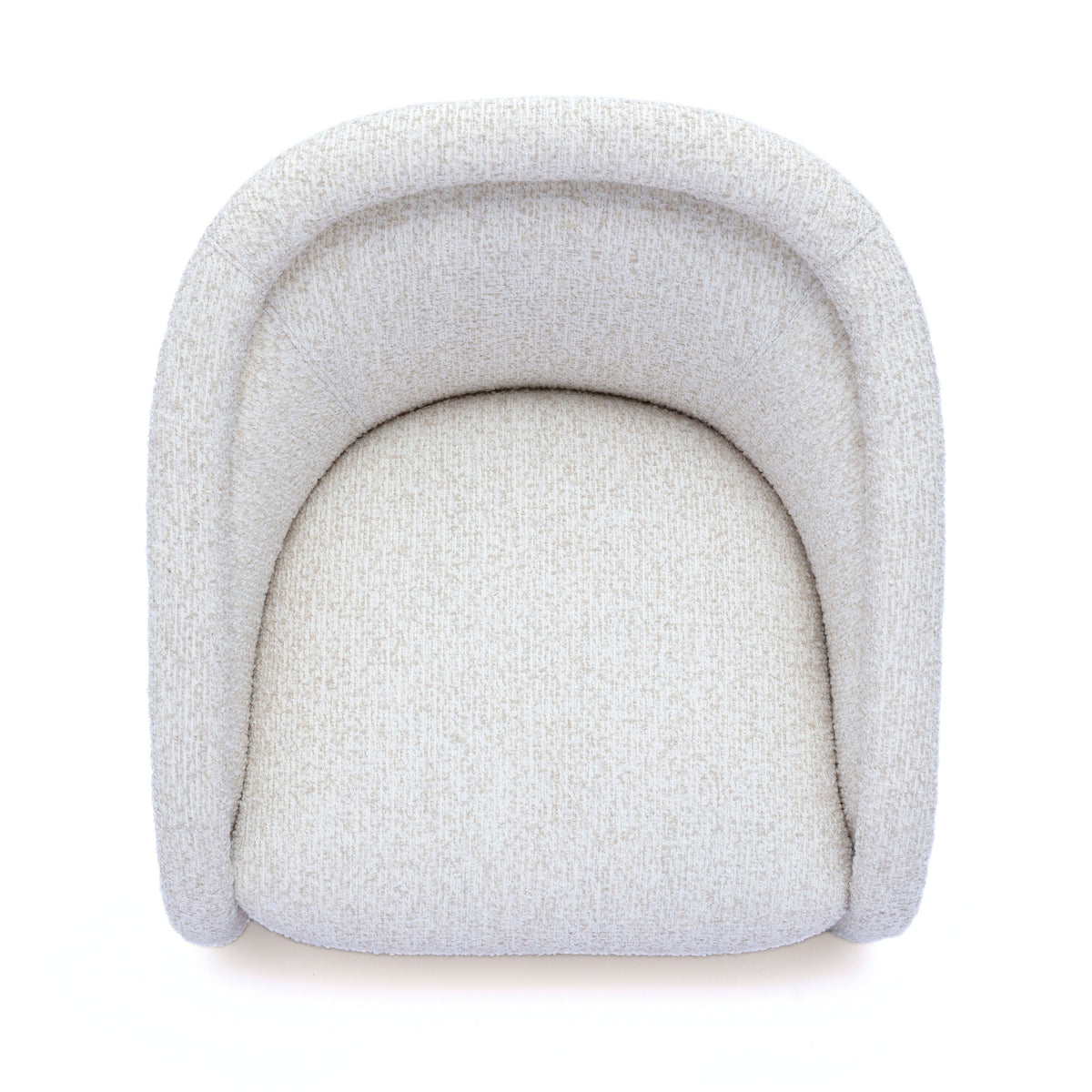 TOV FURNITURE | Clarke Cream Performance Boucle Swivel Accent Chair | $1,120.13