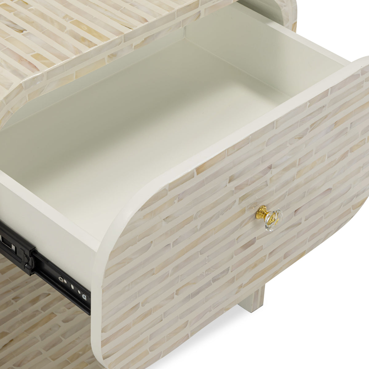 TOV FURNITURE | Borno 20" Mother of Pearl Nightstand | $512.82