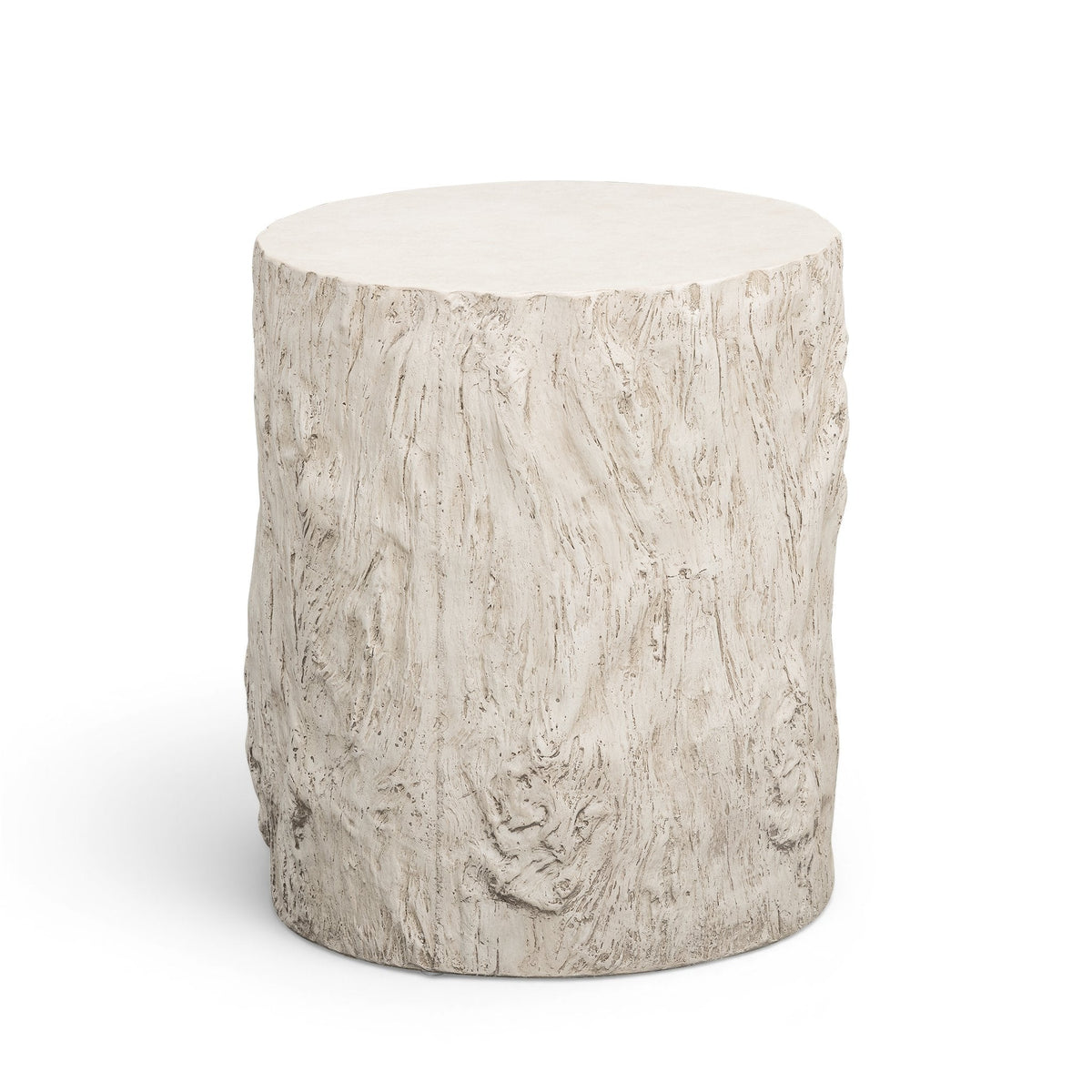 TOV FURNITURE | Fawn Driftwood Concrete Indoor/Outdoor Side Table | $592.02