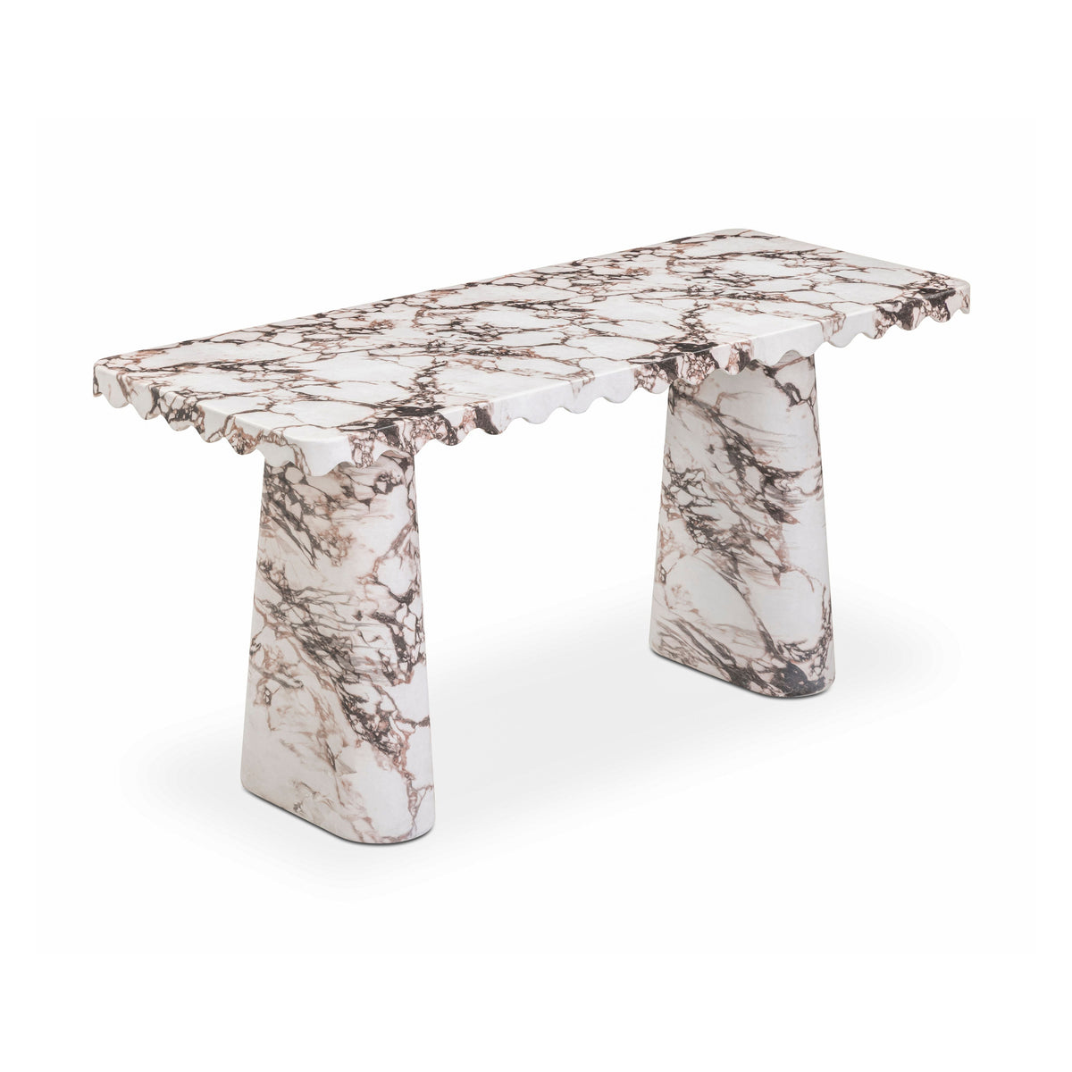 TOV FURNITURE | Janice 61" Breccia Faux Marble Console Desk | $1,494.13