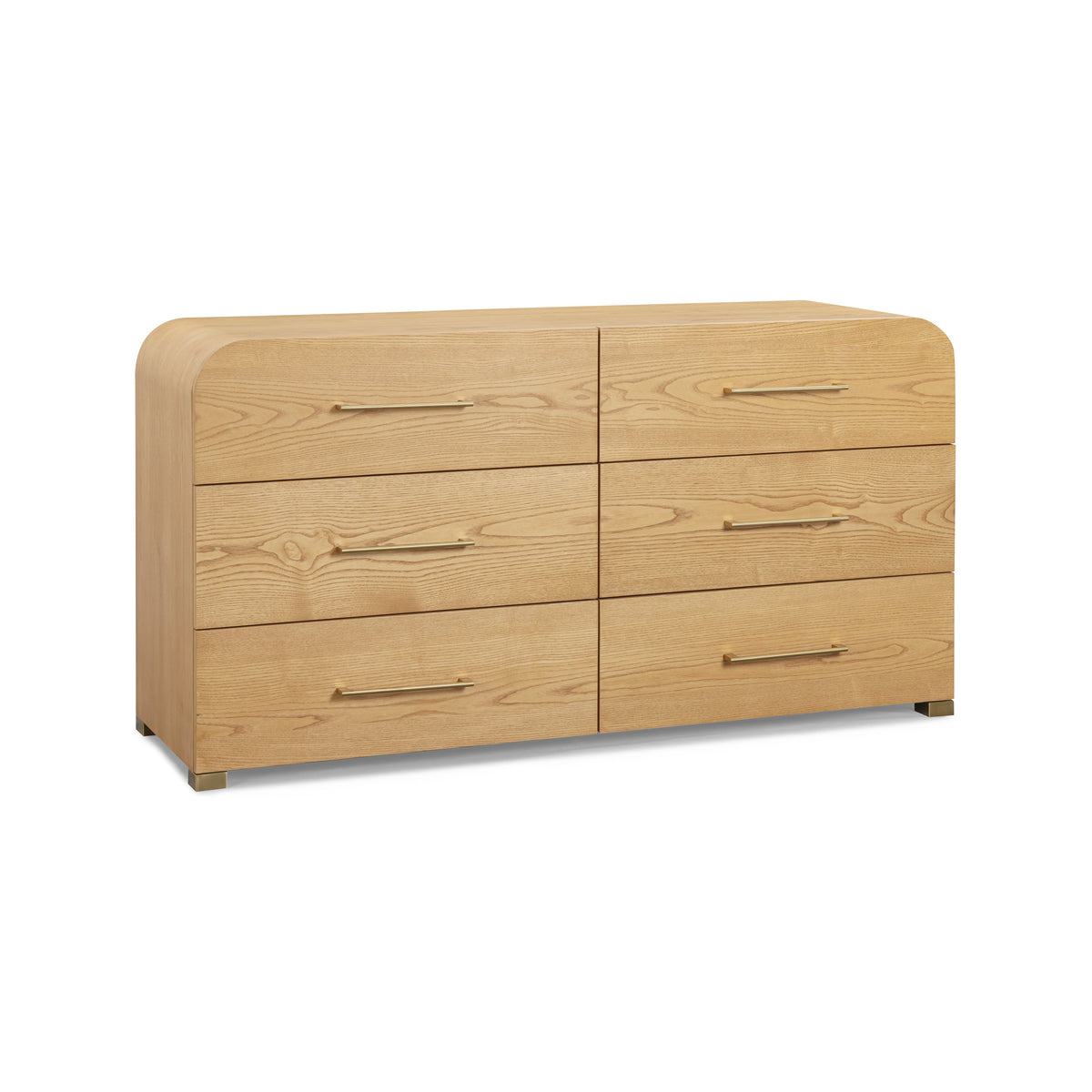 TOV FURNITURE | Marissa 62" Ash 6-Drawer Dresser | $2,429.13
