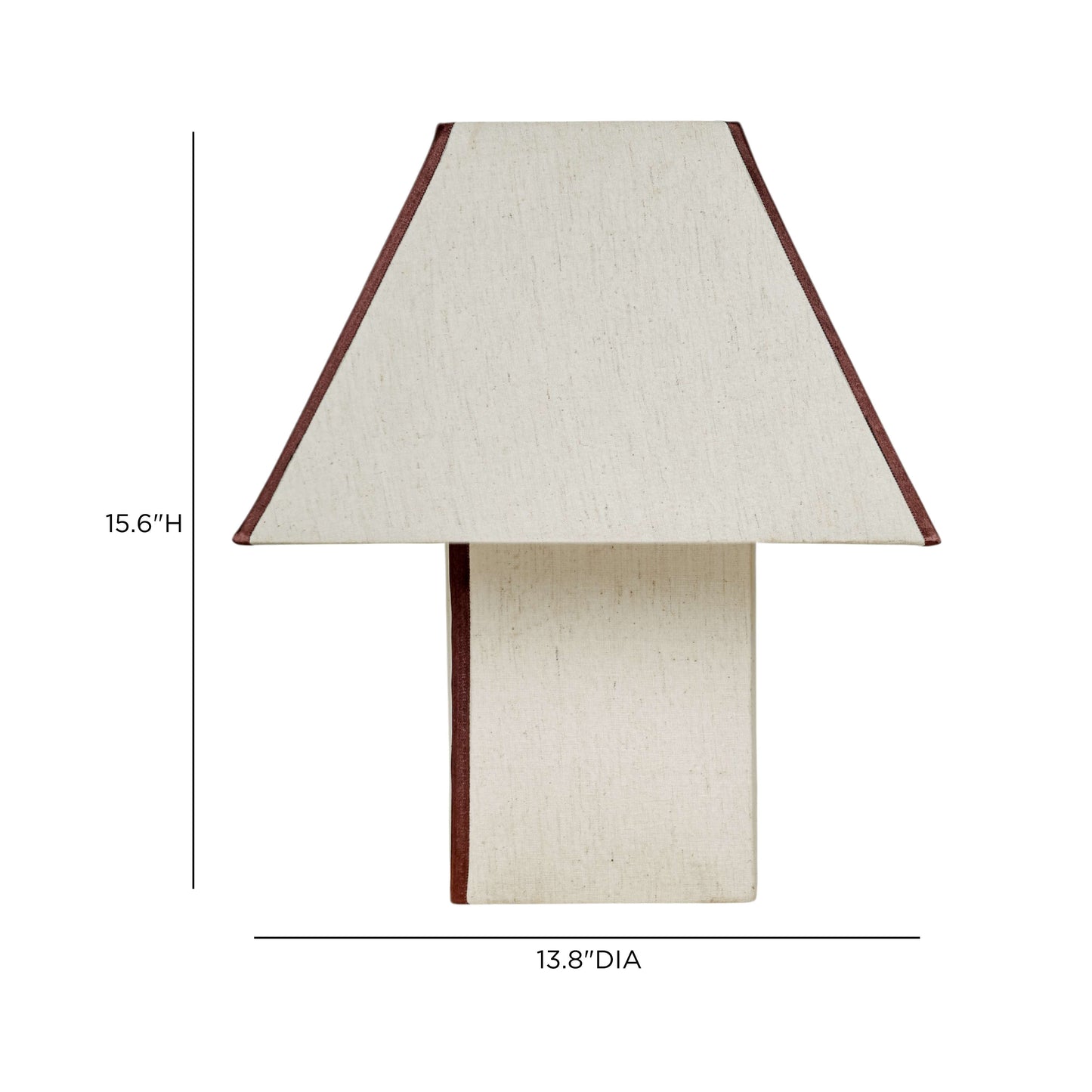 TOV FURNITURE | Josephine Pyramid Table Lamp | $215.82