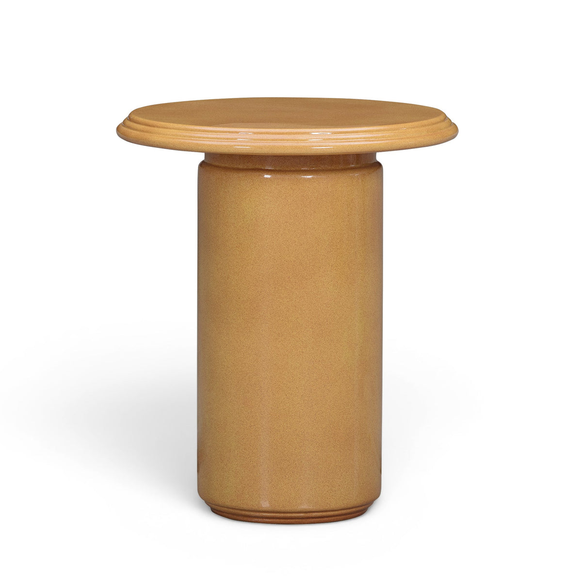 Tate Turmeric Concrete Indoor/Outdoor Side Table