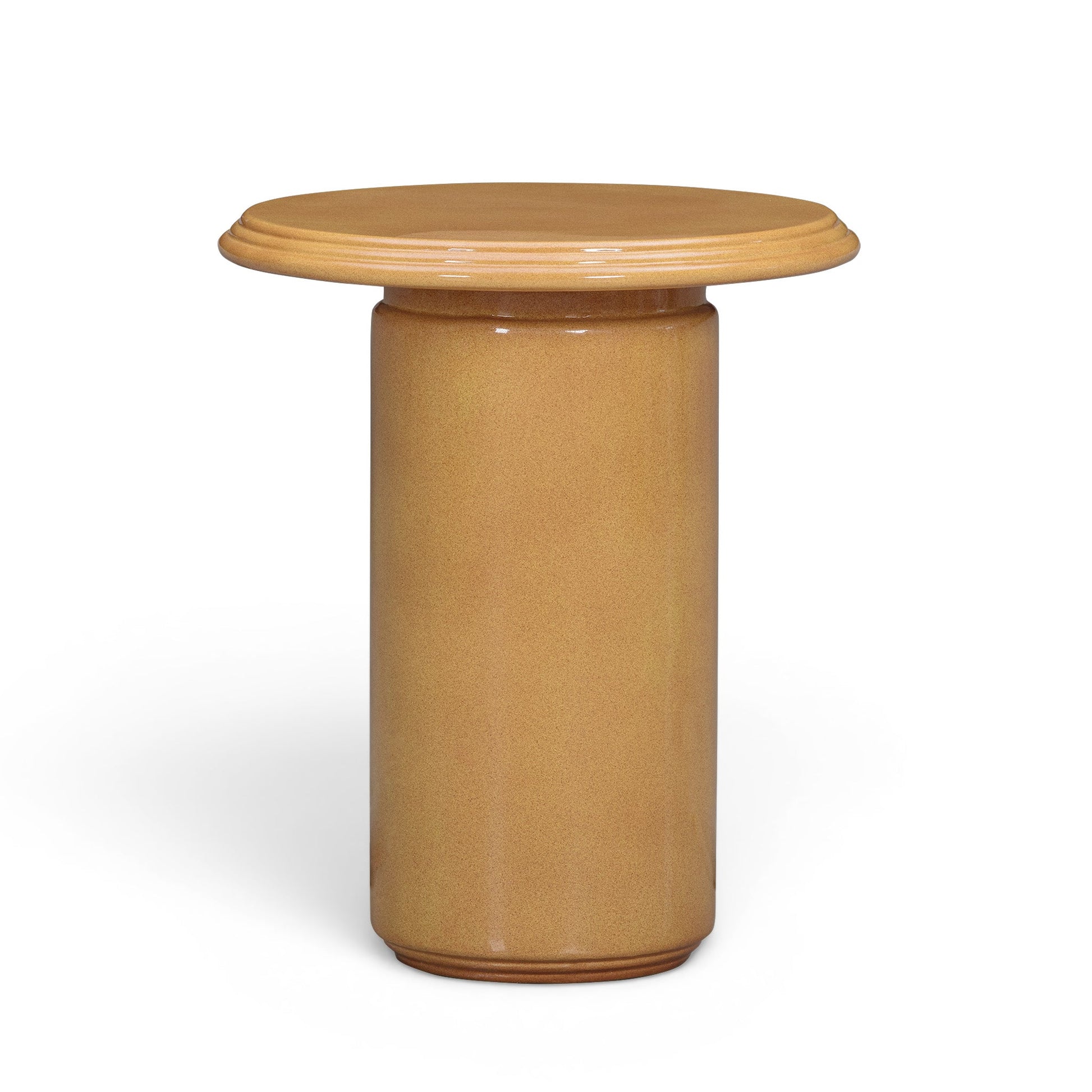 Tate Turmeric Concrete Indoor/Outdoor Side Table