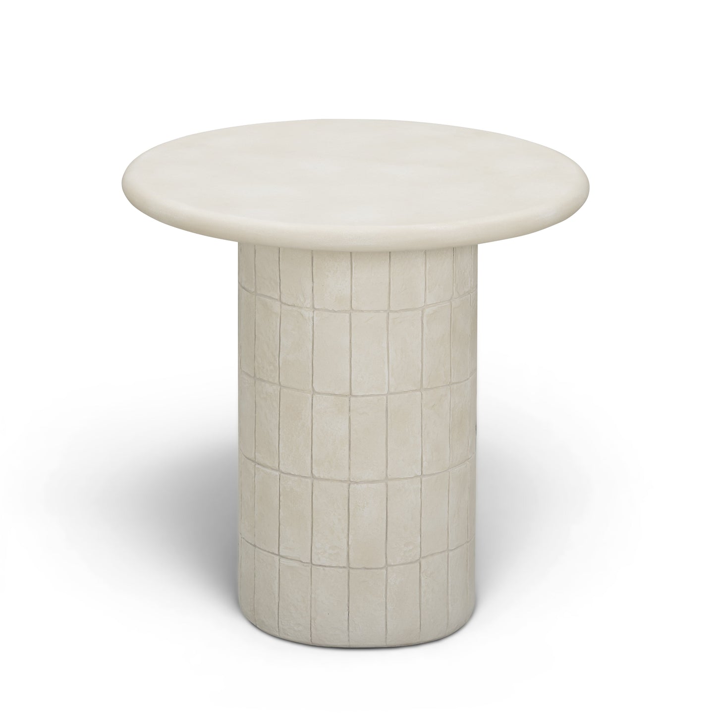 TOV FURNITURE | Fafo Beige Indoor/Outdoor Concrete Side Table | $652.63