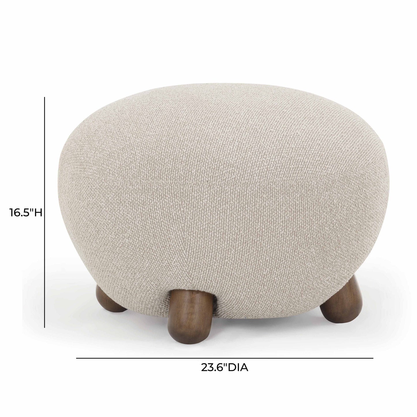 TOV FURNITURE | Pucker Ottoman | $493.02