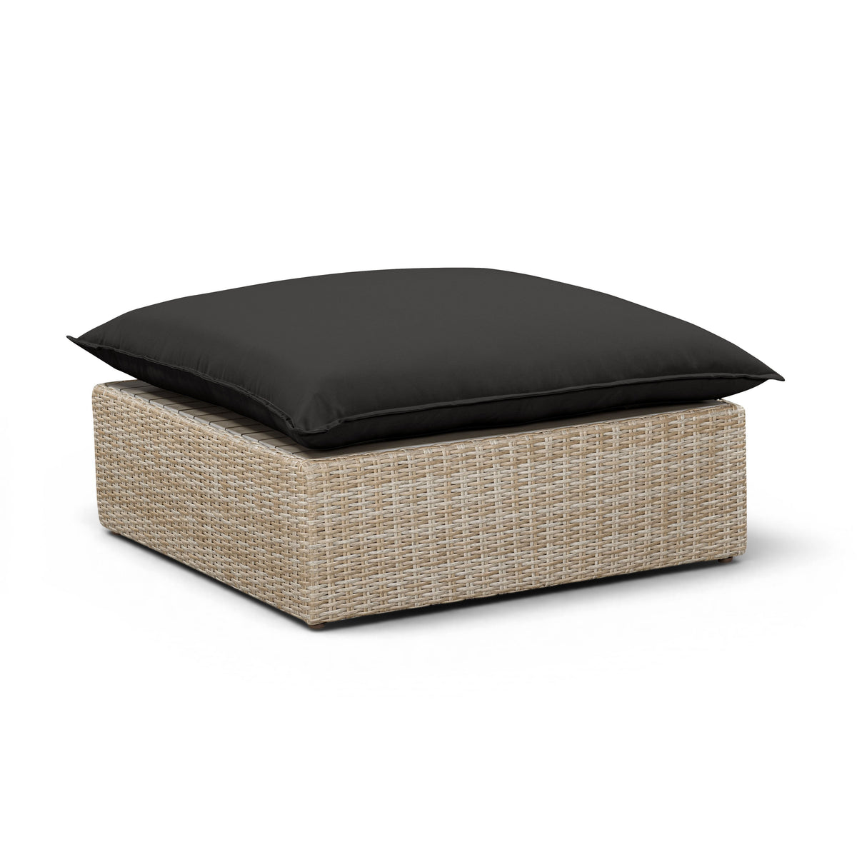 TOV FURNITURE | Cali Performance Fabric & Wicker Outdoor Ottoman | $1,494.13