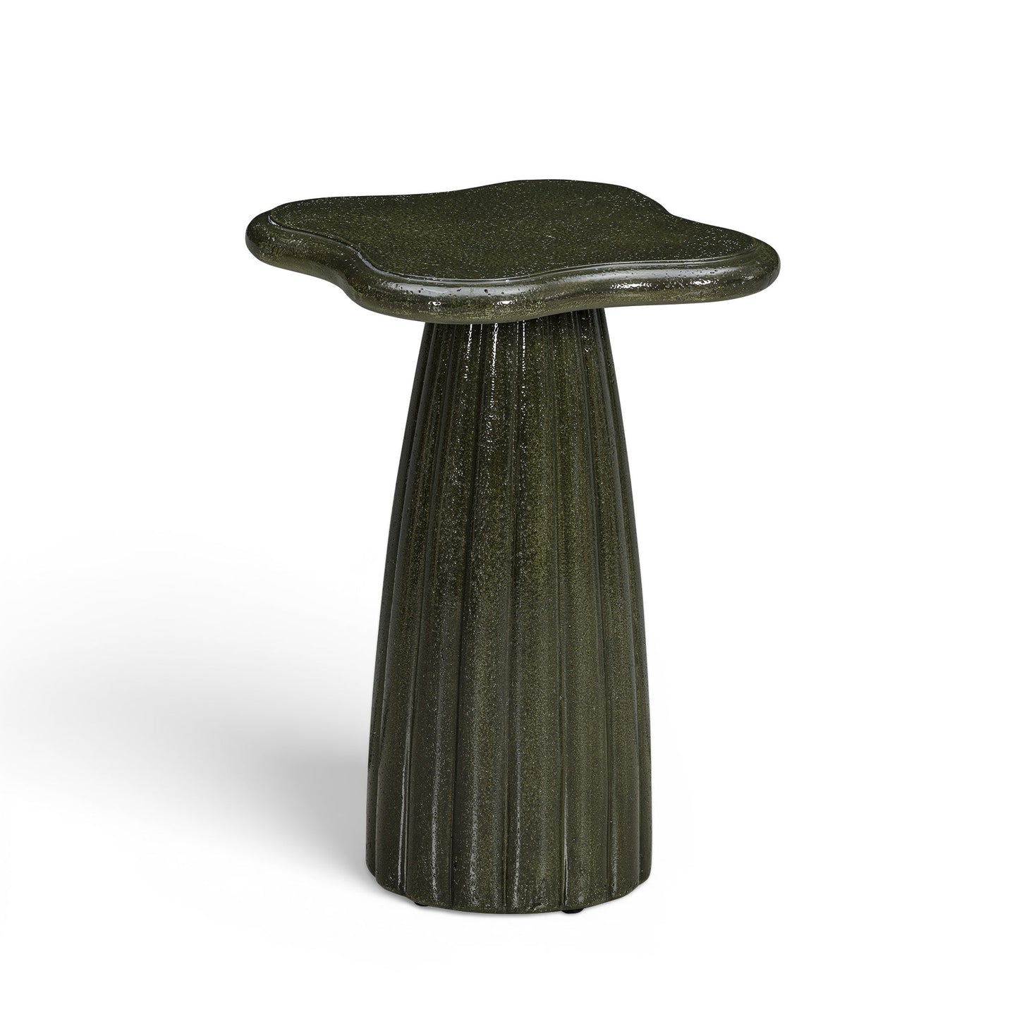 TOV FURNITURE | Addison Green Concrete Indoor/Outdoor Side Table | $652.63