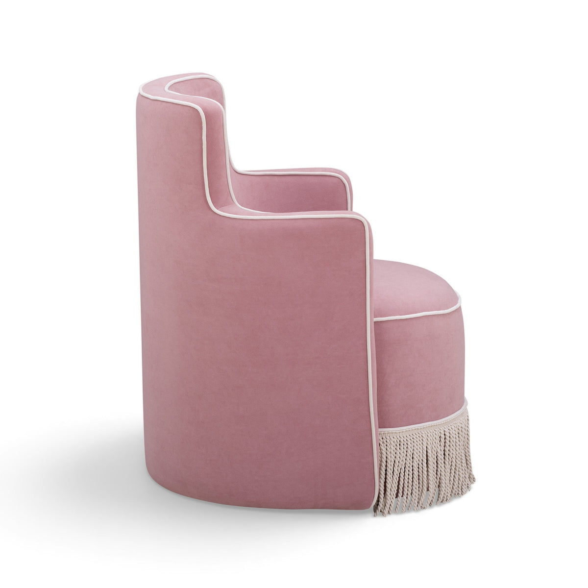 TOV FURNITURE | Passe Tasseled Velvet Swivel Accent Chair | $1,120.13