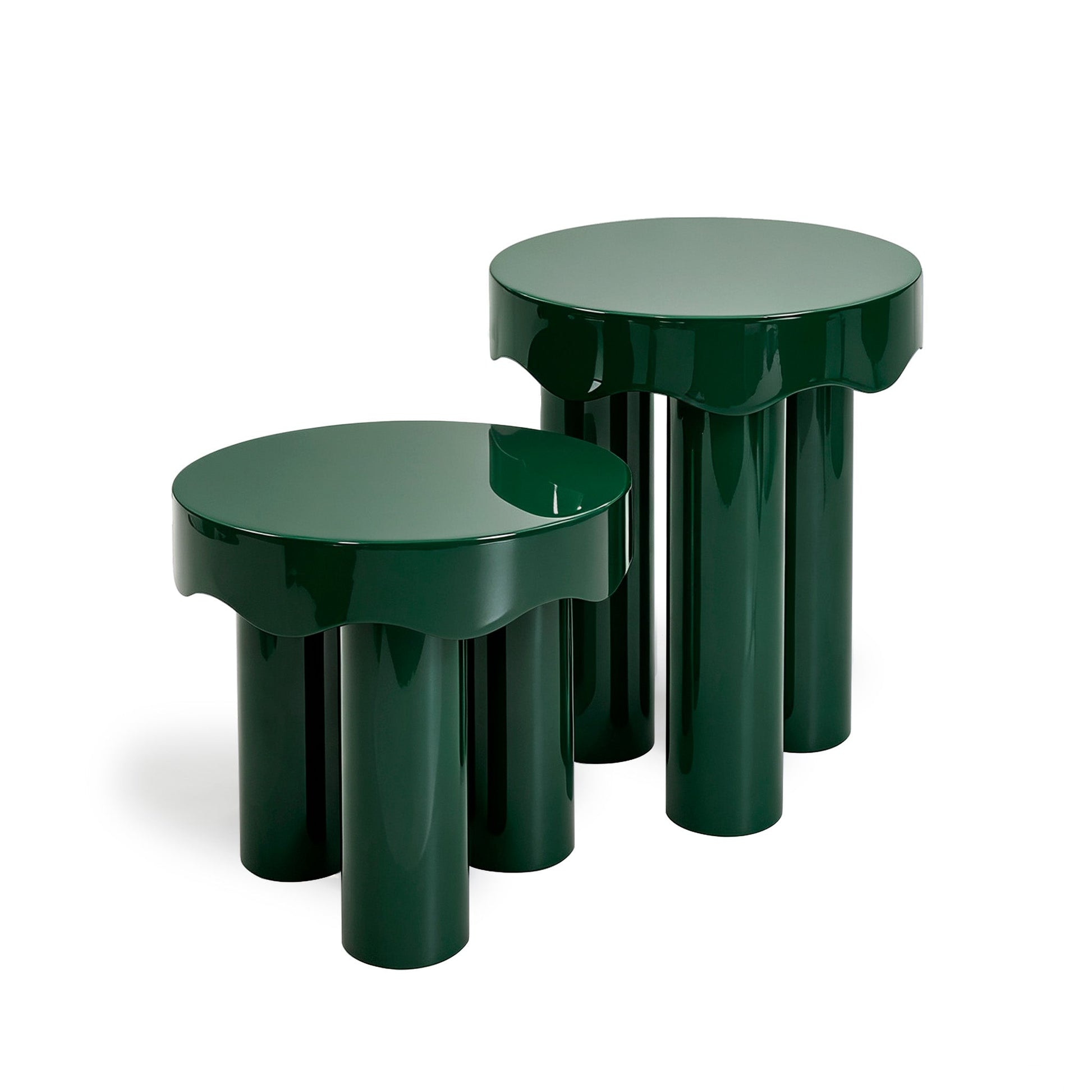 Casper High Gloss Nesting Side Table Set