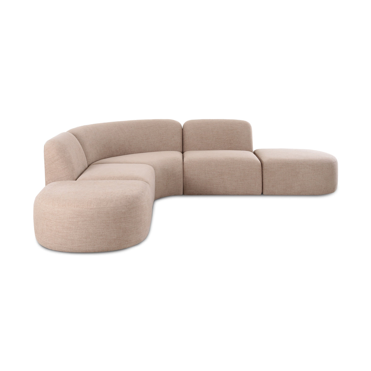 TOV FURNITURE | Gorge 5-Piece Modular Euro Sectional | $5,608.13