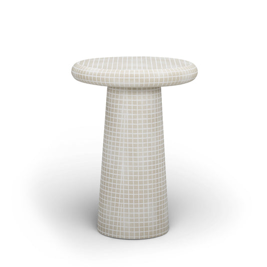 Monica Tiled Pattern Indoor/Outdoor Side Table