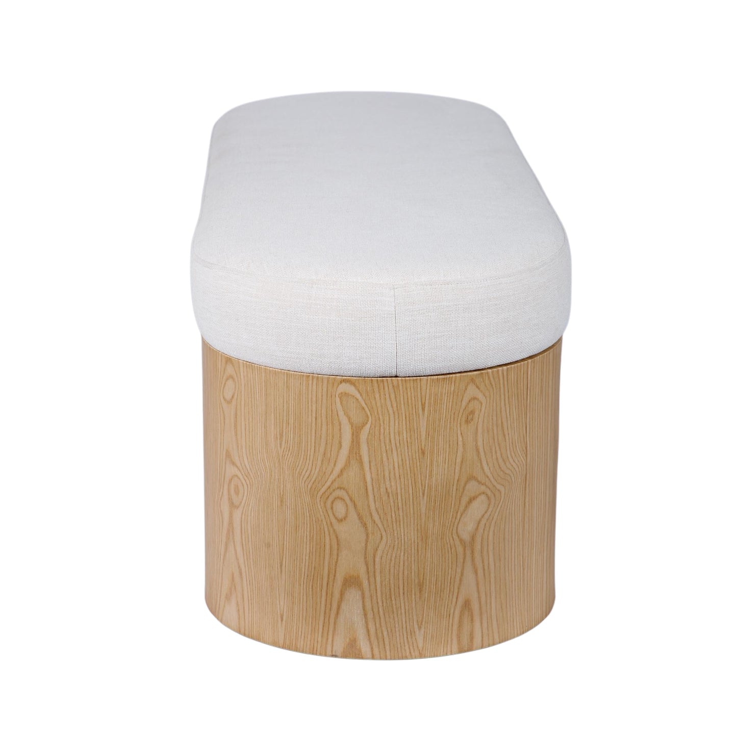 TOV FURNITURE | Poppi 49" Cream Performance Fabric Storage Bench | $933.13