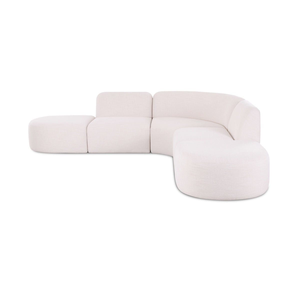 TOV FURNITURE | Gorge 5-Piece Modular Euro Sectional | $5,608.13