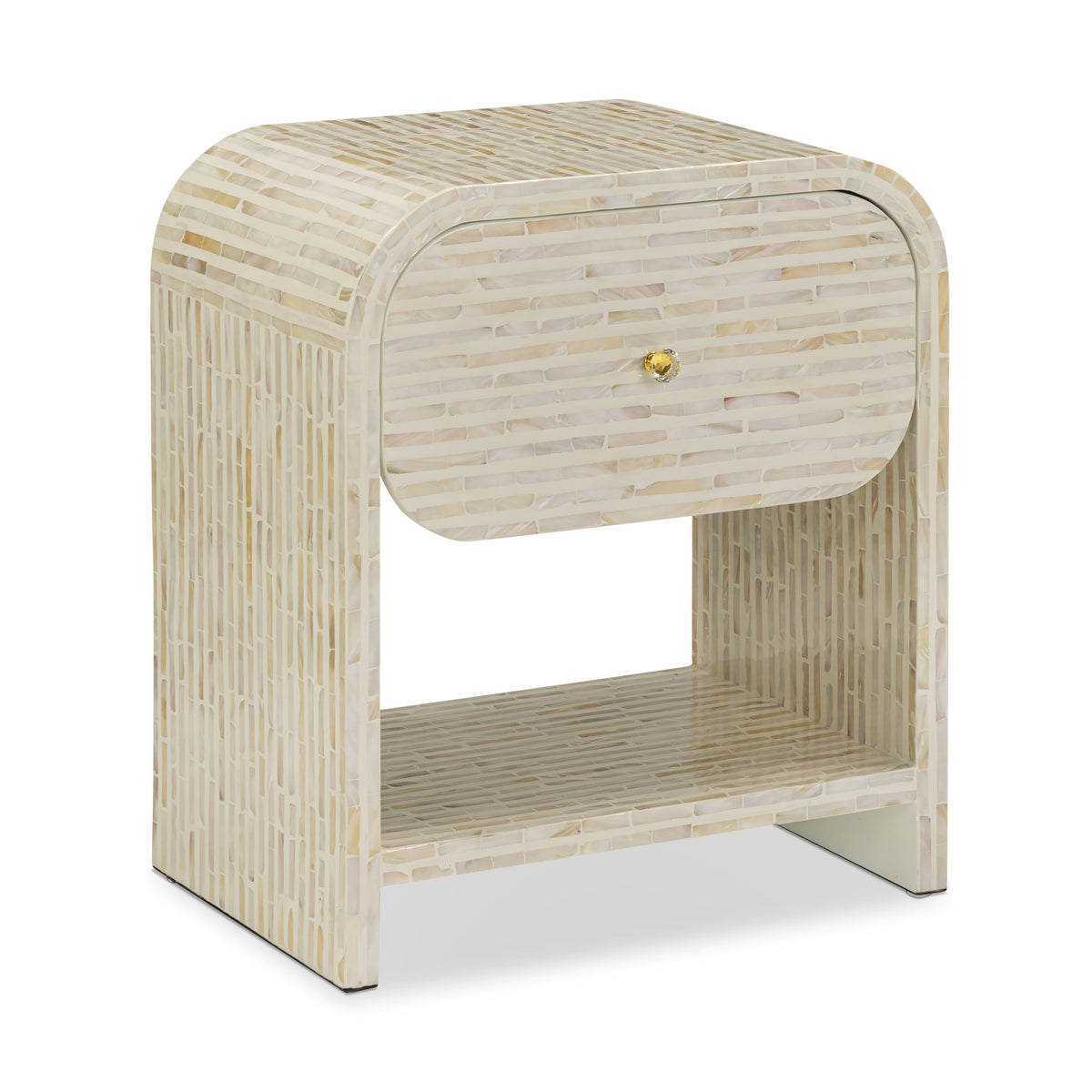 TOV FURNITURE | Borno 20" Mother of Pearl Nightstand | $512.82