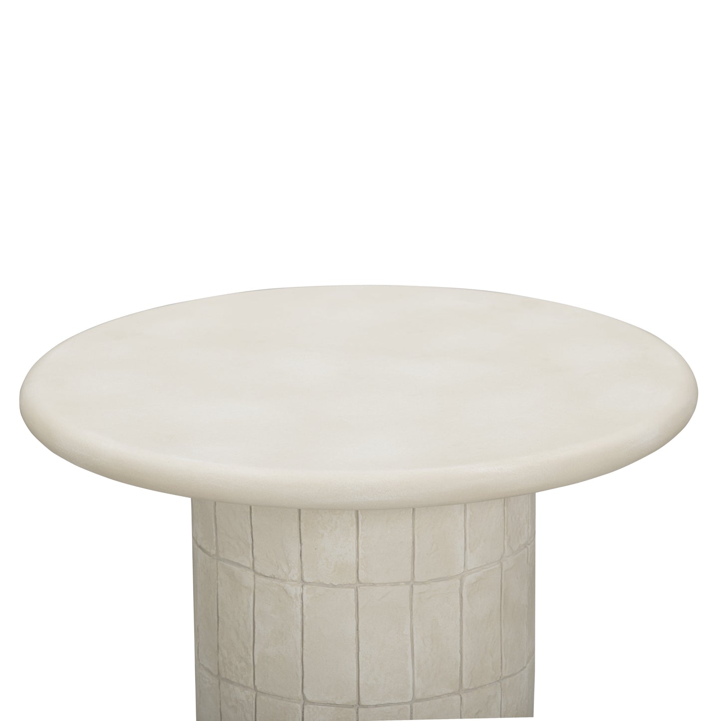 TOV FURNITURE | Fafo Beige Indoor/Outdoor Concrete Side Table | $652.63