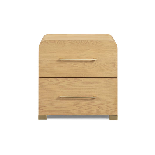 Marissa 22" Ash 2-Drawer Nightstand