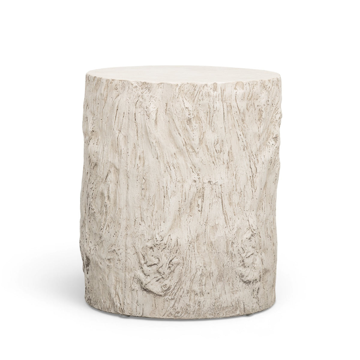Fawn Driftwood Concrete Indoor/Outdoor Side Table
