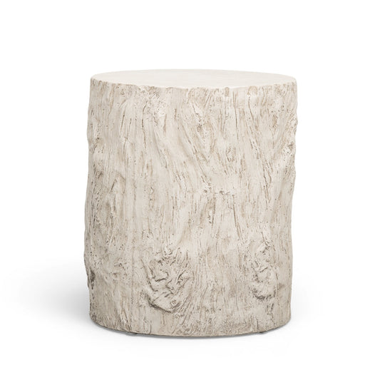 Fawn Driftwood Concrete Indoor/Outdoor Side Table