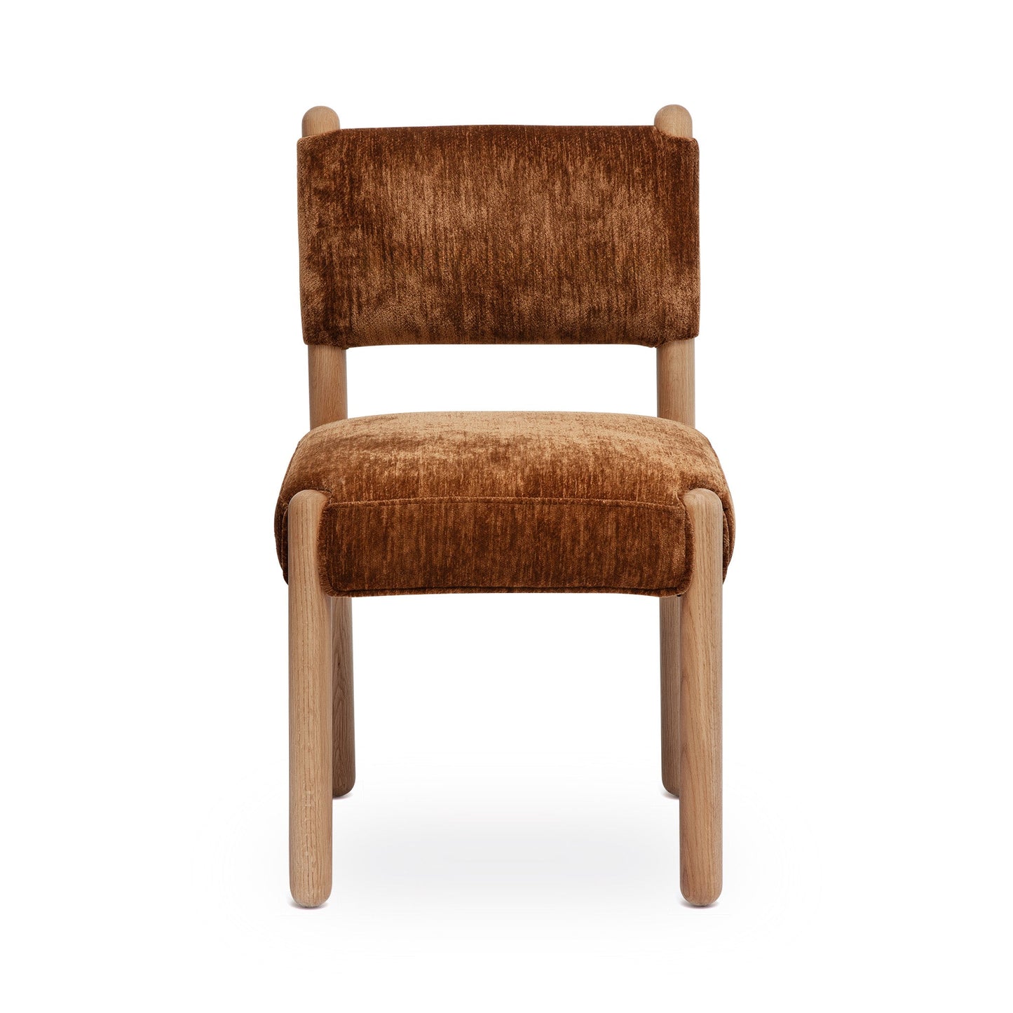 TOV FURNITURE | Bruno Thick Performance Chenille Straight Back Dining Chair | $592.02
