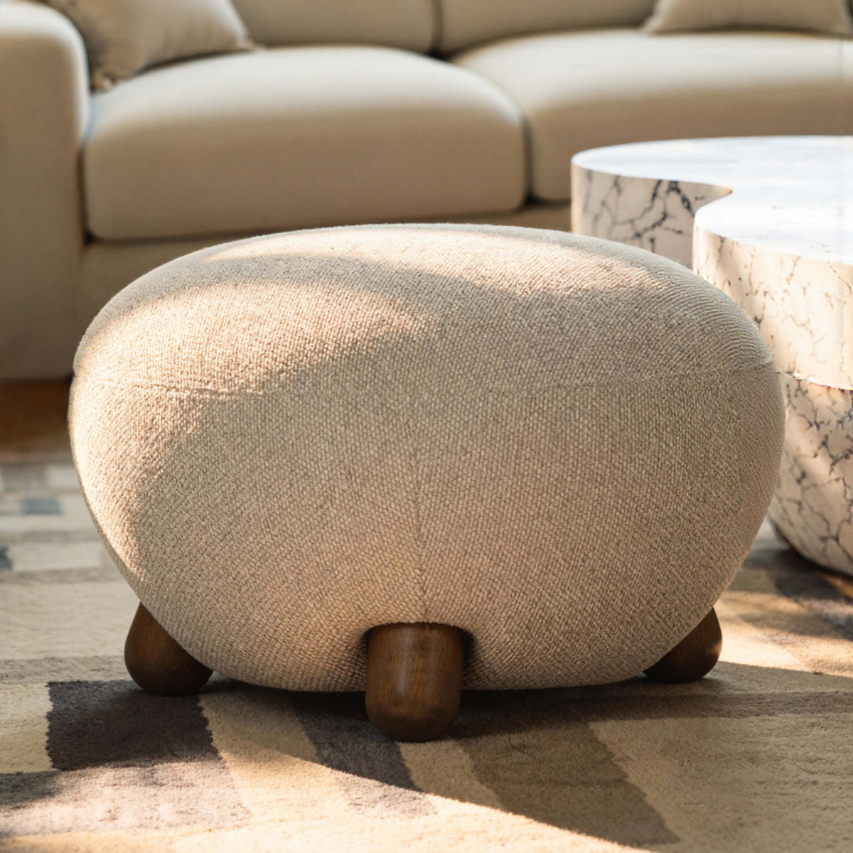 TOV FURNITURE | Pucker Ottoman | $493.02