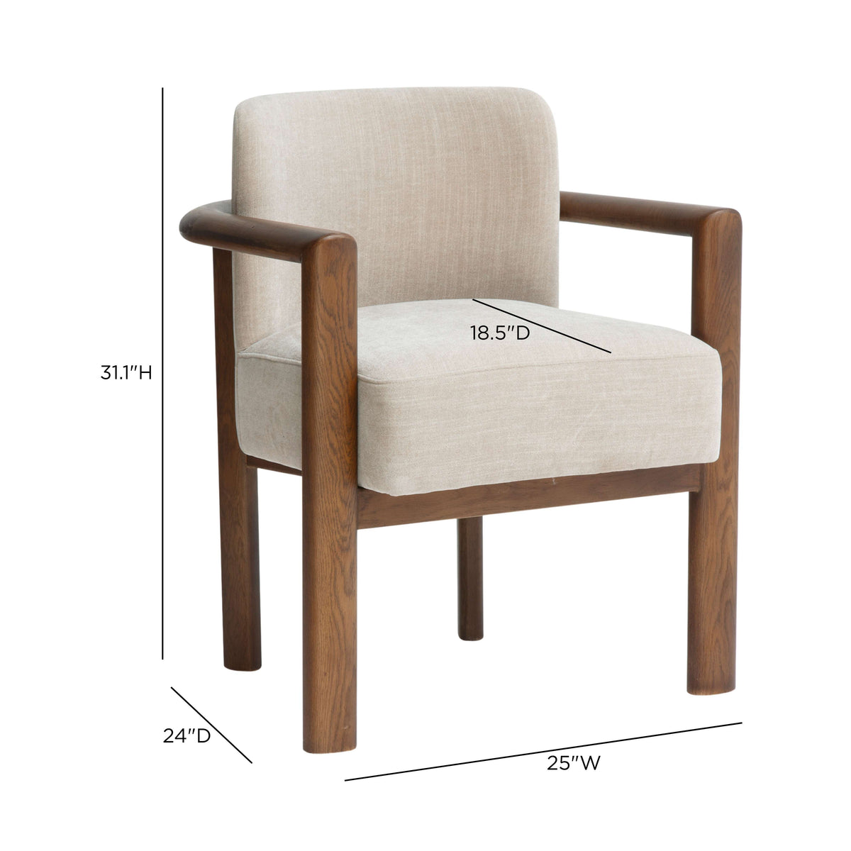 TOV FURNITURE | Irma Textured Performance Velvet Dining Chair | $790.02