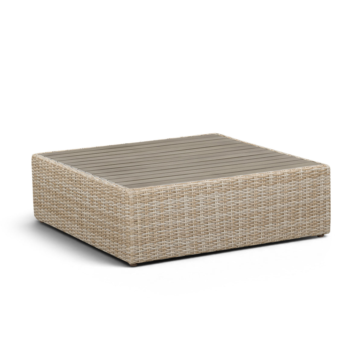 TOV FURNITURE | Cali Performance Fabric & Wicker Outdoor Ottoman | $1,494.13