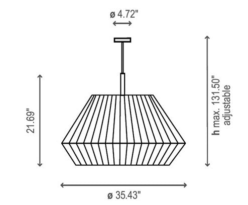 BOVER | MEI 90 PENDANT LIGHT | $2,166.00