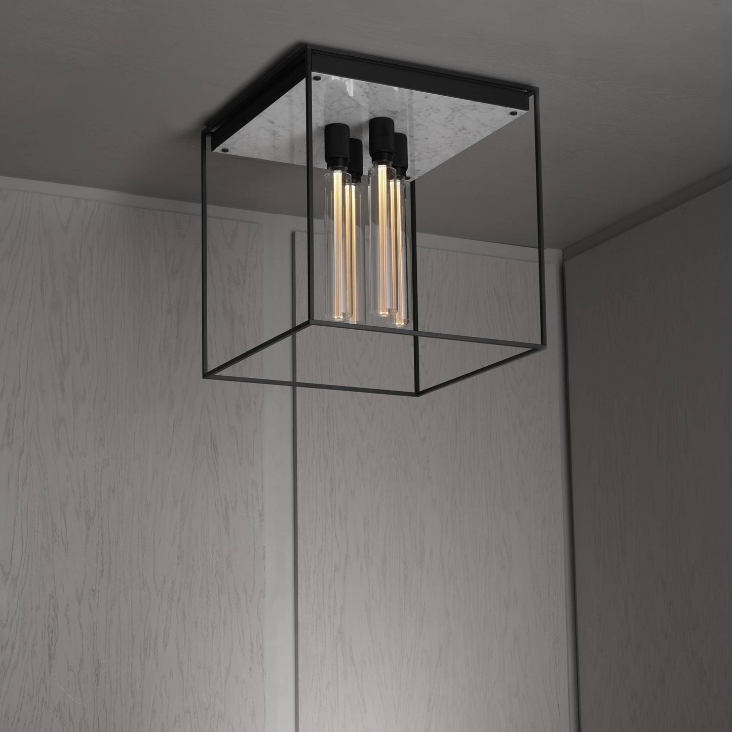 Caged Ceiling 4.0 Cross White Marble