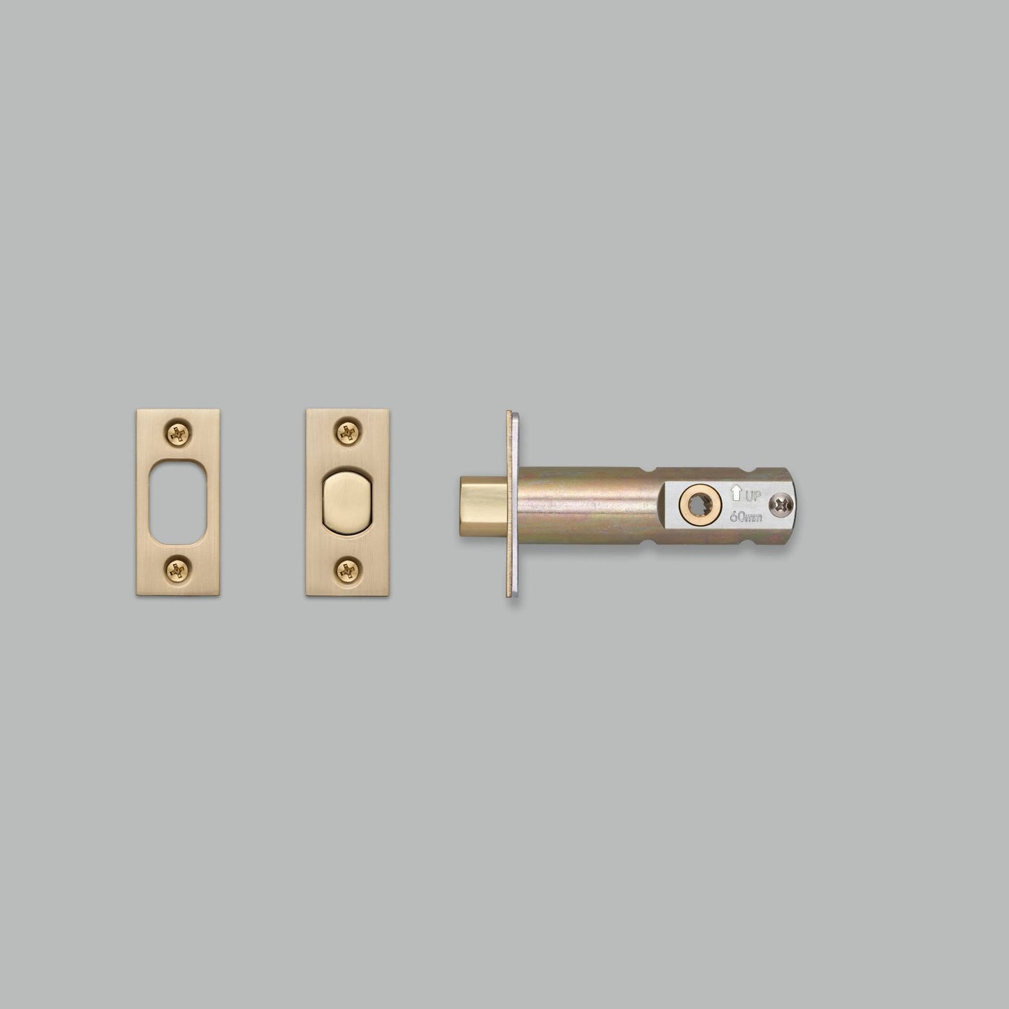 Privacy Bolt Thumbturn Lock - Brass 2-3/4