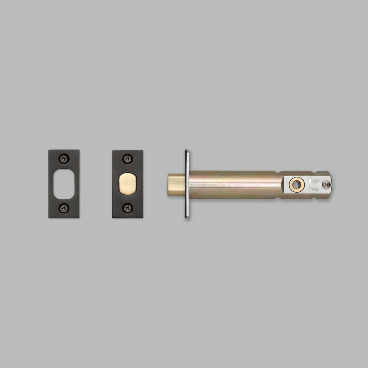 Privacy Bolt Thumbturn Lock - Gun Metal 3-3/4