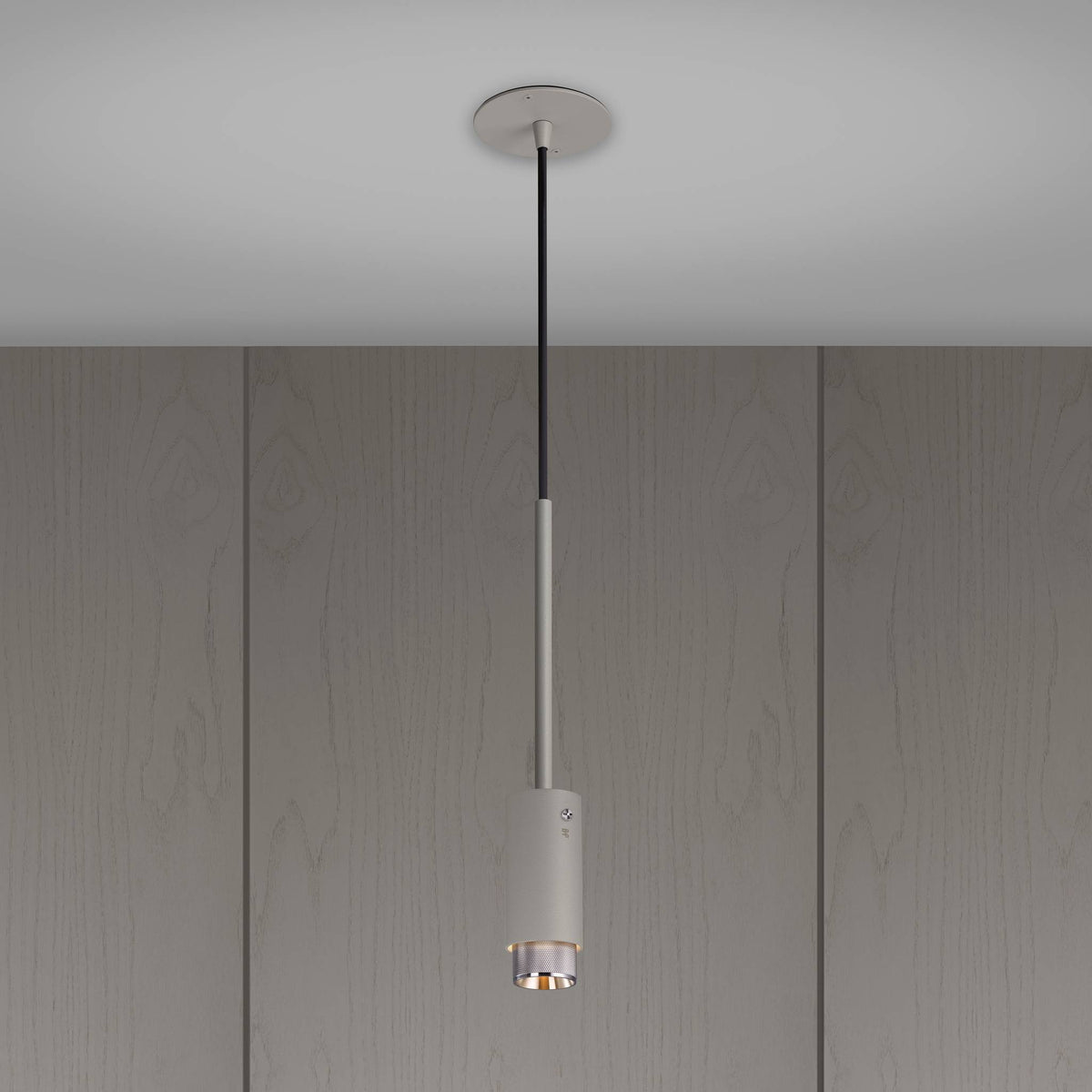 Exhaust Pendant Cross Stone Steel