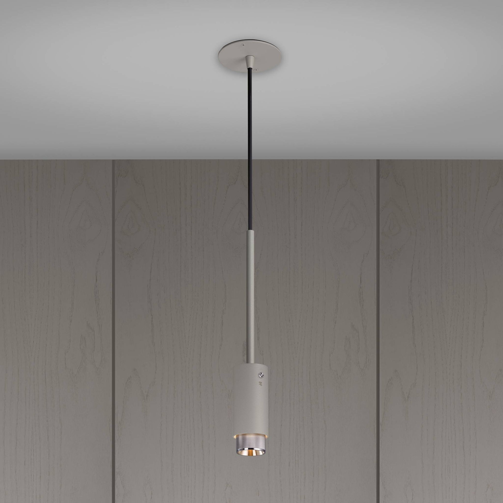Exhaust Pendant Cross Stone Steel