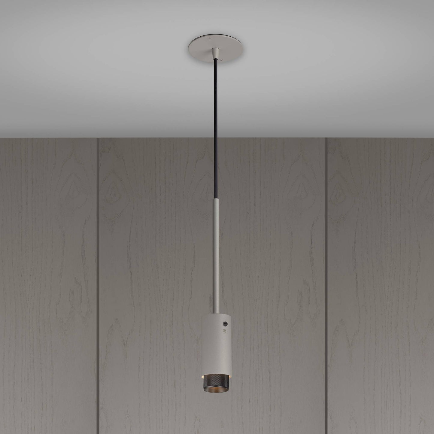 Exhaust Pendant Cross Stone Smoked Bronze